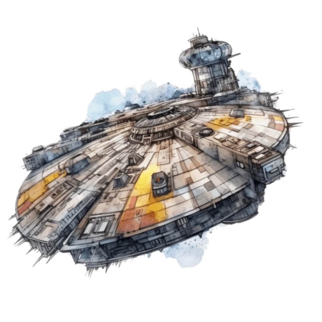Star Wars Ships Clipart Clip Art 4 PNG Format Instant Download for ...