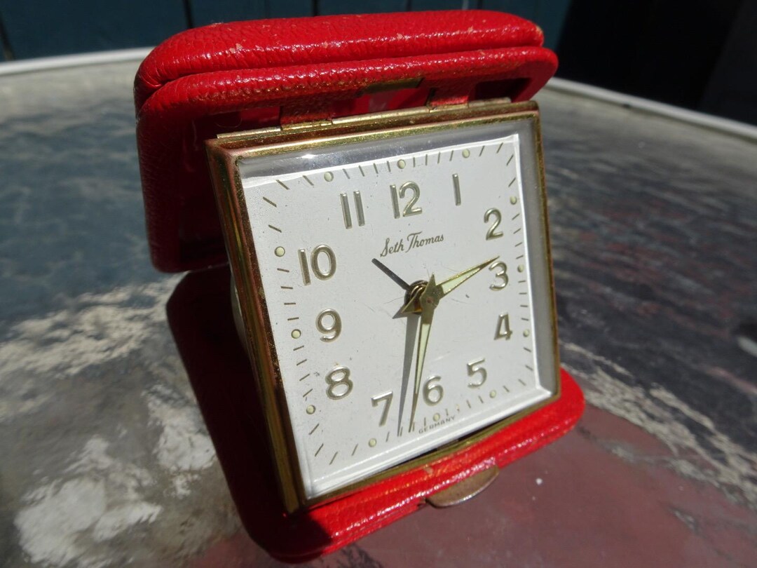 Vintage Seth Thomas German Travel Alarm Clock Manual Wind Up - Etsy