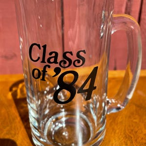 VINTAGE | Class of 1984 Glass Mug