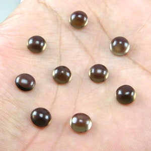 Details about   25 Pieces 5x7 MM Pear Natural Smoky Quartz Cabochon Loose Gemstones 