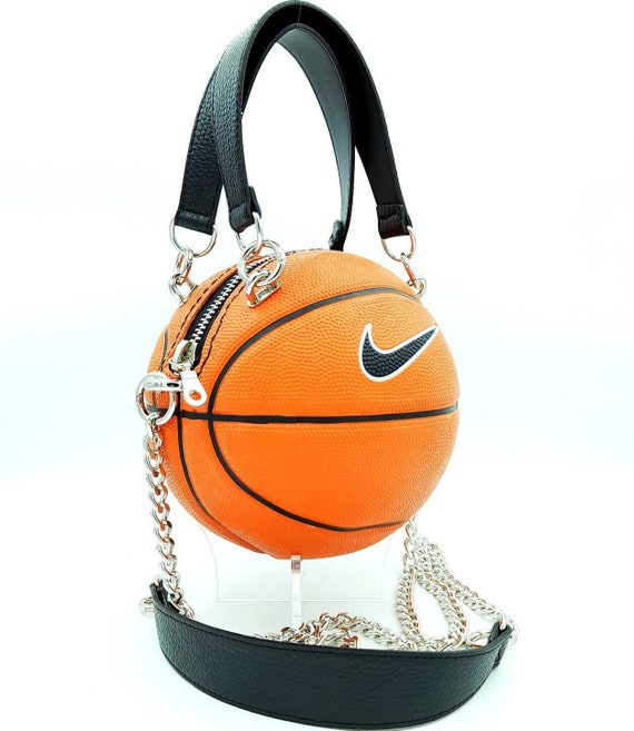 Orange Nike Skills Basketball Bag With Genuine Leather Handles - Etsy