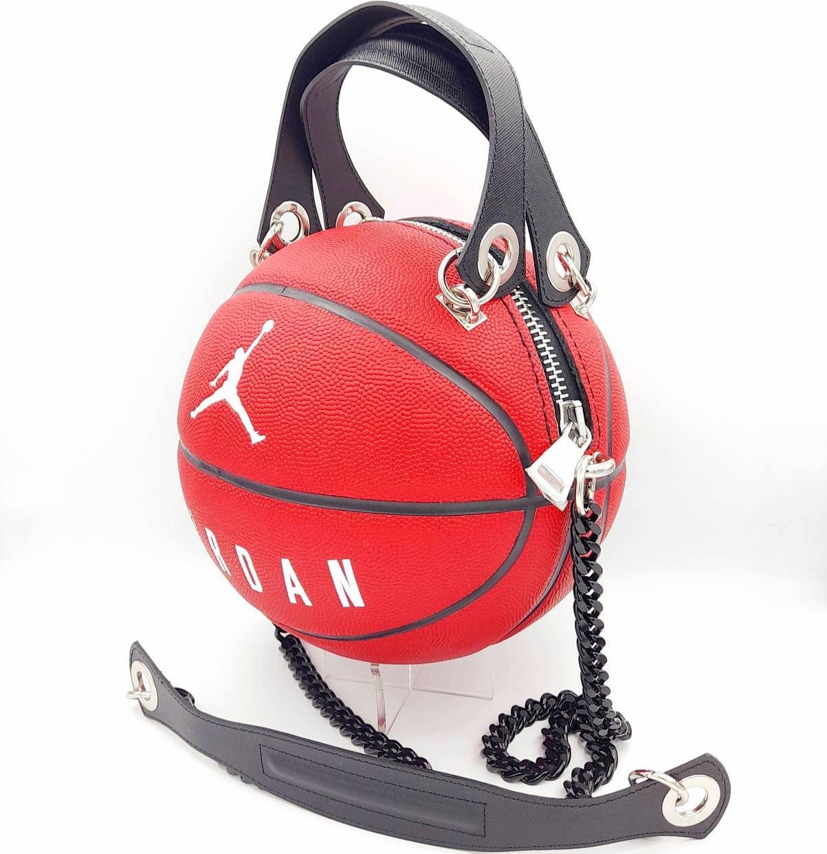 Basketball purse red sale