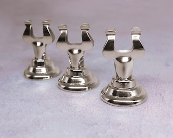 5 Pc / Table Number Holder / Silver / Wedding