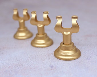 5 Pc / Table Number Holder / Matte Gold / Wedding