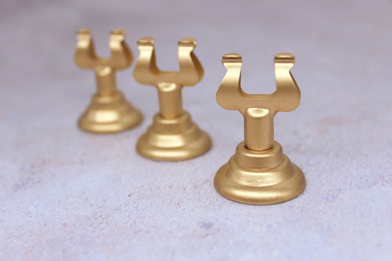 5 Pc / Table Number Holder / Matte Gold / Wedding
