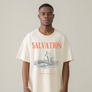 Salvation Tee - Christian T-shirts | Faith Tee | Christian Apparel | Christian Clothing | By Grace Through Faith