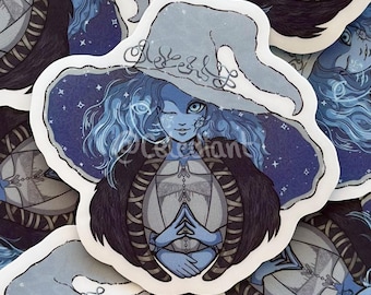 Ranni la sorcière, vinyle autocollant princesse lunaire, fan de jeux vidéo Elden Ring