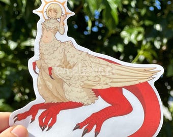 Chimera Falin Sticker Dungeon Meshi Anime Art