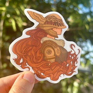 Malenia Blade of Miquella Sticker, Goddess of Rot, Elden Ring Boss Video Game Fan Art
