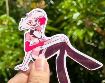 Sticker fan art poussière d'ange, Sticker démon araignée
