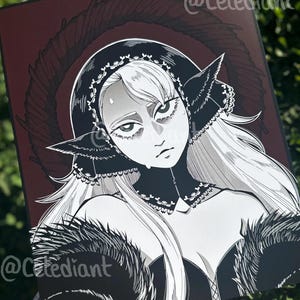 Marcille Delicious in Dungeon Lord Gold Foil 8x10 Wall Art Print