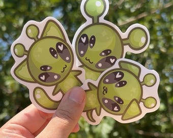 Stickers chiots extraterrestres, art cosmique