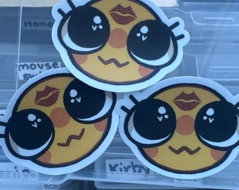 Emoji baiser sur le front Sticker