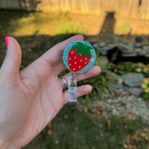 Strawberry Badge Reel