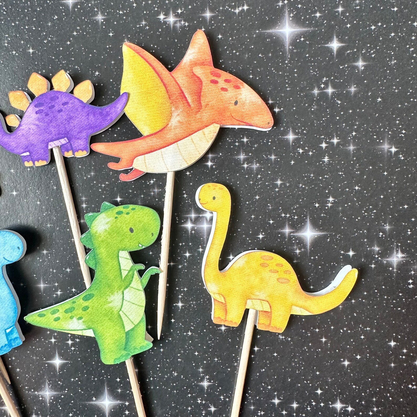 Dinosaur Cupcake Toppers| Dinosaur Cupcake Toppers| Dinosaur Birthday ...