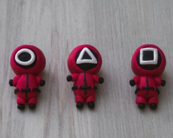 Squid Game Peluche Circulo Rosa Con Tarjeta Squid Game Peluche Circulo Rosa Con Tarjeta
