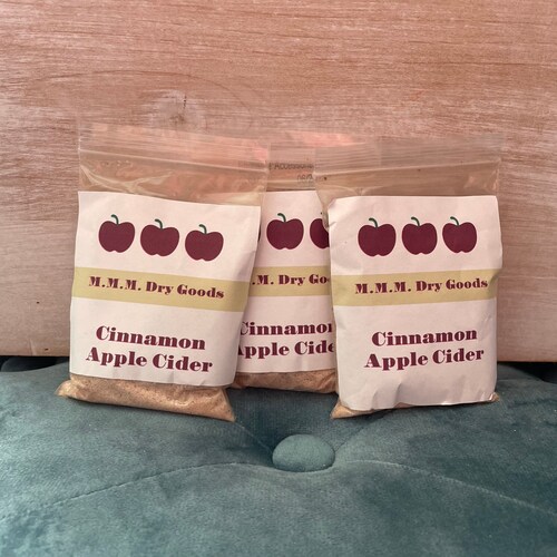 Hot Apple Cider Tubes Bulk Pack 20 Christmas Tube Favors Etsy