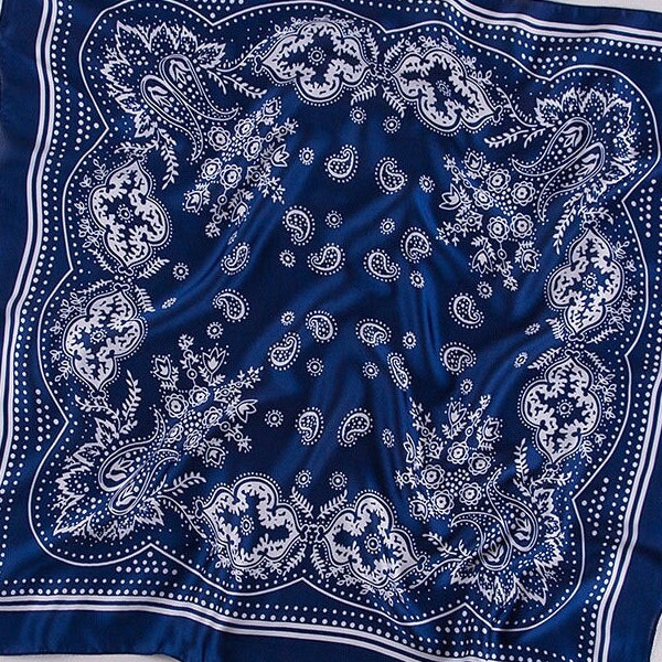 Large Satin Paisley Scarves