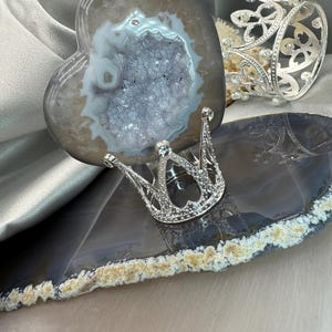 ドゥルージー アガテン ハート、パープル ドゥルージー アガテン