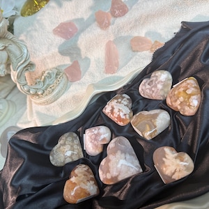 Druzy Flower Agate Heart, Flower Agate, Heart shape , Love shape Crystal, Agate Druzy Heart, Agate Love, Pink Agate Heart
