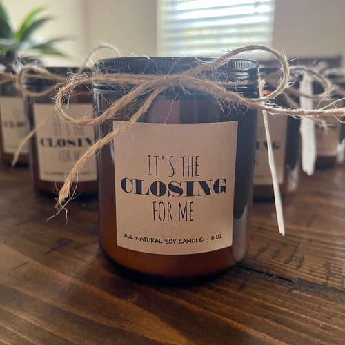 Real Estate Agent Candle Realtor Candle Real Estate Agent Etsy