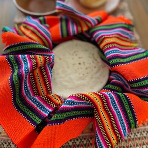 Handwoven tortilla wraps, mantel, warmer, bread cloth, Guatemalan textile, placemat, table mat, cloth napkins, Artisan made 18x18