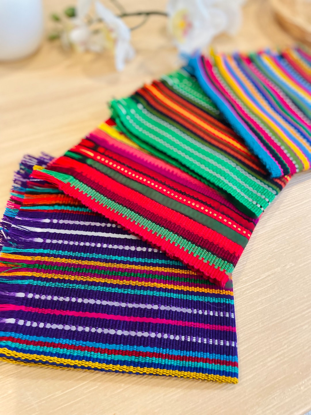 Handwoven Napkin, Textile Cloth, Placemat, Wedding Decor, Favour ...