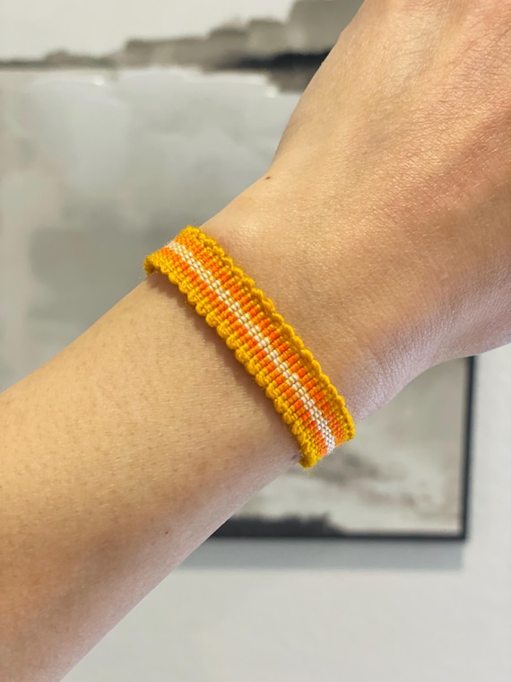 グアテマラの手織り友情ブレスレット、カラフルな織物 - Etsy 日本
