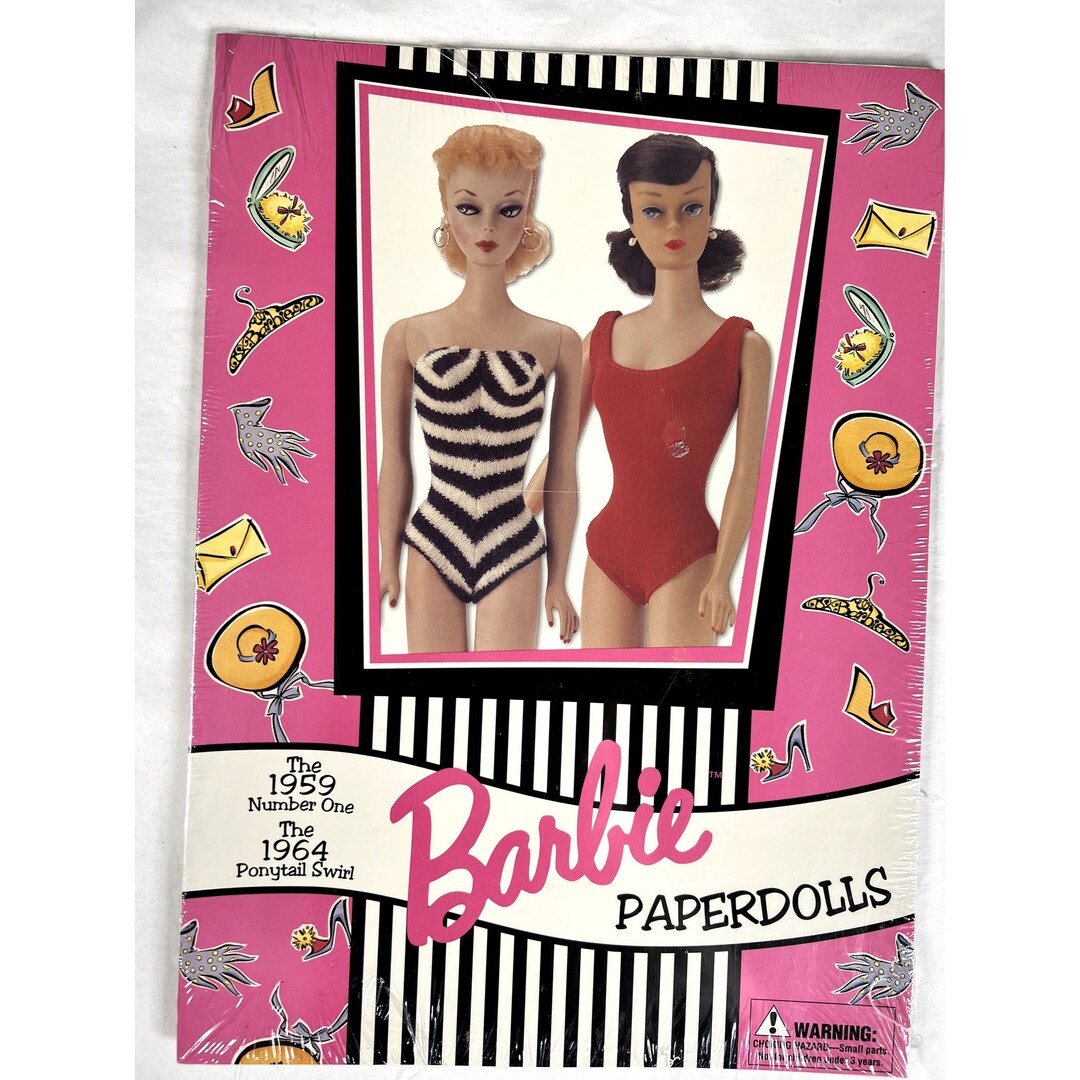 Vintage Paper Doll Barbie - Etsy