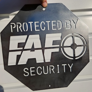 FAFO sign 2nd amendment