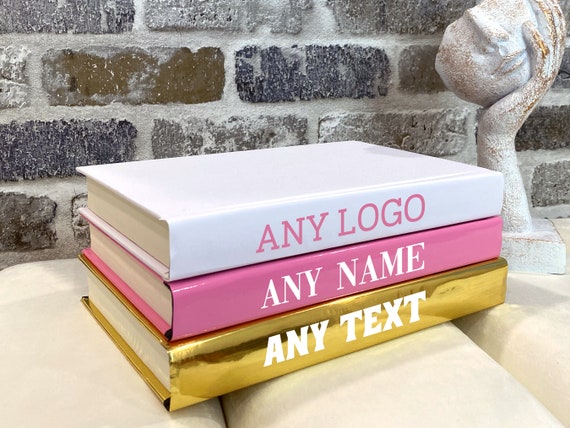 5 Set of Books Customizable Book Stack Fashion Books Glam Decor Books  Coffee Book Set Luxurious Book Stack Personalized Books 
