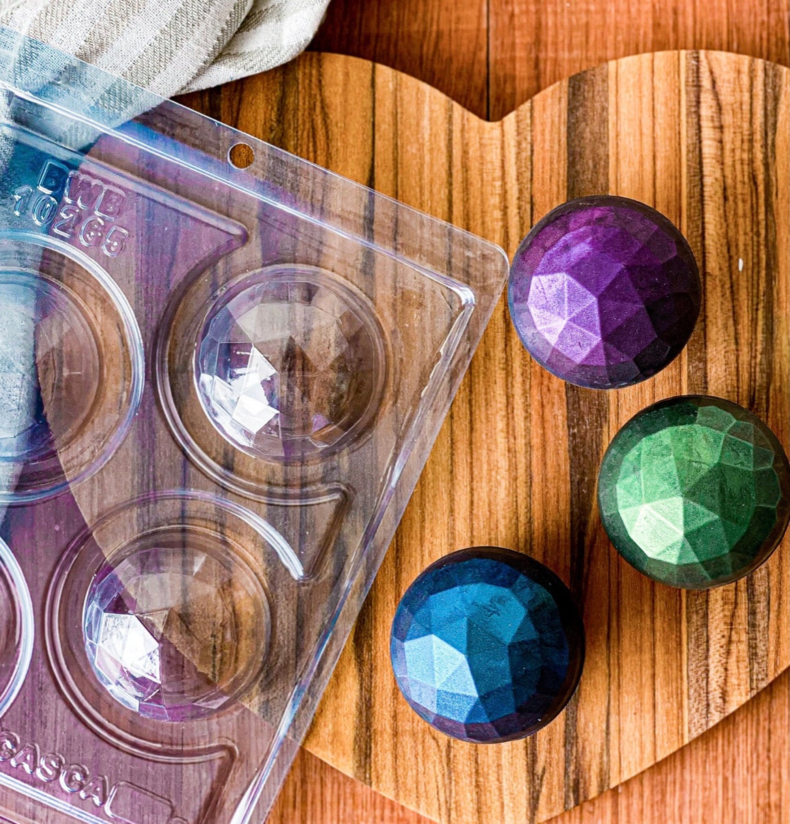 Diamond Sphere 50mm 3 Piece Chocolate Mold - Etsy