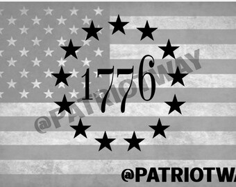 1776 Truck Sticker - Etsy