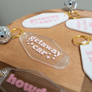 Retro Motel keychains | Motel Keychains | Motel Keychains Funny | Vintage Keychains | Car Keys | Gifts for Her *OPTIONS in the DESCRIPTION*
