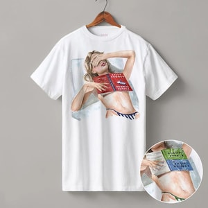 Normal People book heavyweight  t-shirt | hair & skin options
