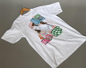 In Your dreams book heavyweight boyfriend fit t-shirt | Sarah Adams books collection tee | hair & skin options