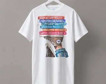 Emily Henry books collection t-shirt