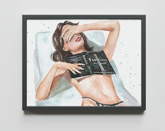 Powerless book art print | hair color and skin options