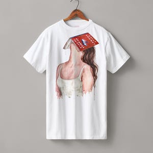 Normal People book heavyweight boyfriend fit t-shirt | hair options