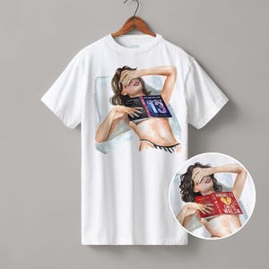Binding 13 book heavyweight boyfriend fit t-shirt | US and UK covers | hair & skin options