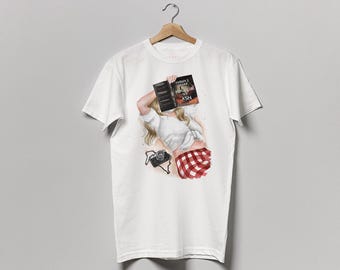Kingdom of Ash book book t-shirt |  100% cotton tee | hair color and skin options