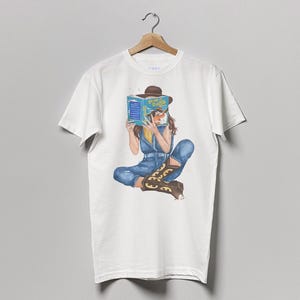 Done and Dusted book t-shirt | 100% cotton bookish tee | hair color and skin options