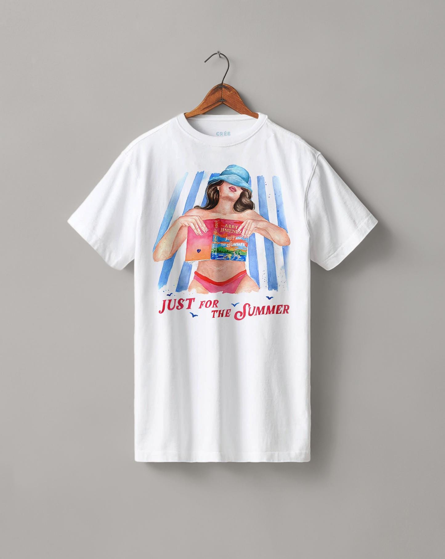 Just for the Summer Book Heavyweight Boyfriend Fit T-shirt | Hair 