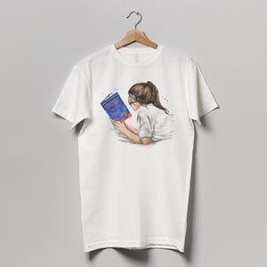 The Great Gatsby by F. Scott Fitzgerald book t-shirt | 100% cotton tee | hair color and skin options