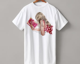 Once Upon a Broken Heart book heavyweight boyfriend fit t-shirt | hair & skin options