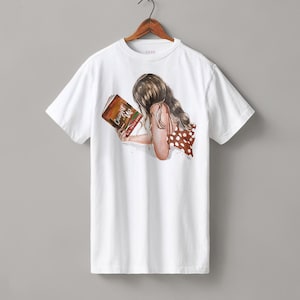 Caught Up book heavyweight t-shirt | hair & skin options