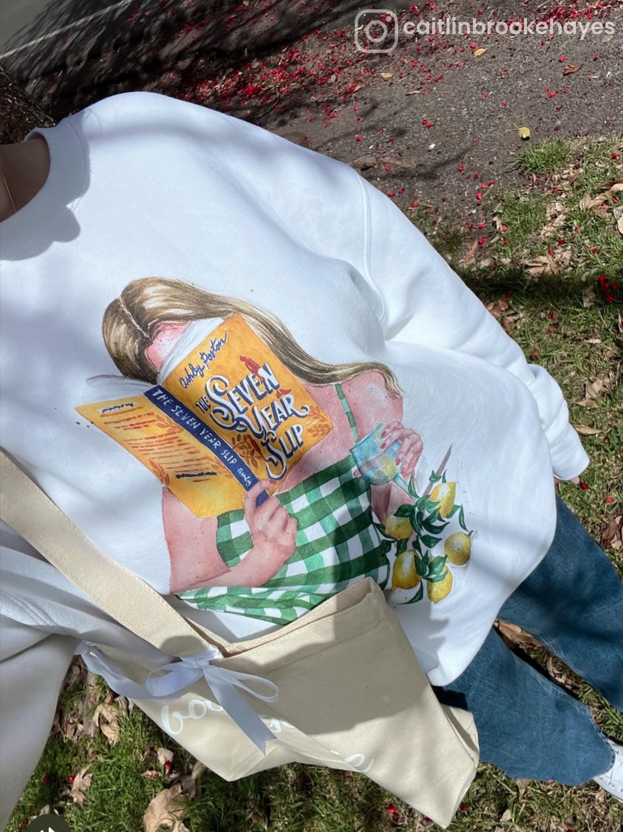 The Seven Year Slip Book Sweatshirt | Ashley Poston Book Sweater