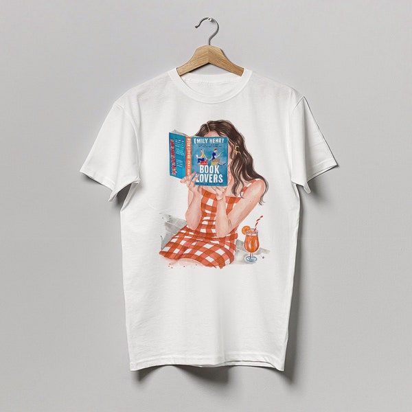 T-shirt Book Lovers by Emily Henry | T-shirt livresques en coton super doux | -shirt fan d'Emily Henry | T-shirt Amateurs de livres