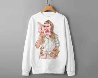 First Time Caller sweatshirt | hair & skin options