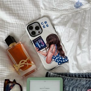 Binding 13 book phone case | Chloe Walsh book phone case | hair color and skin options | MagSafe available